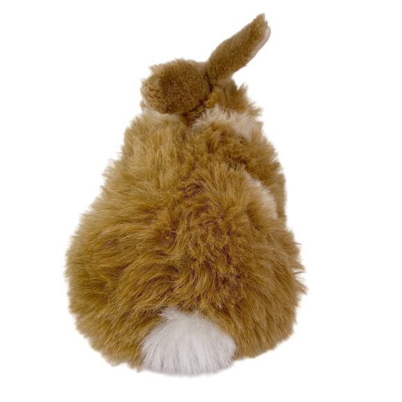 Fiesta Natural Laydown Bunny Rabbit Plush Stuffed Animal Toy 10” Tan - Picture 4 of 10